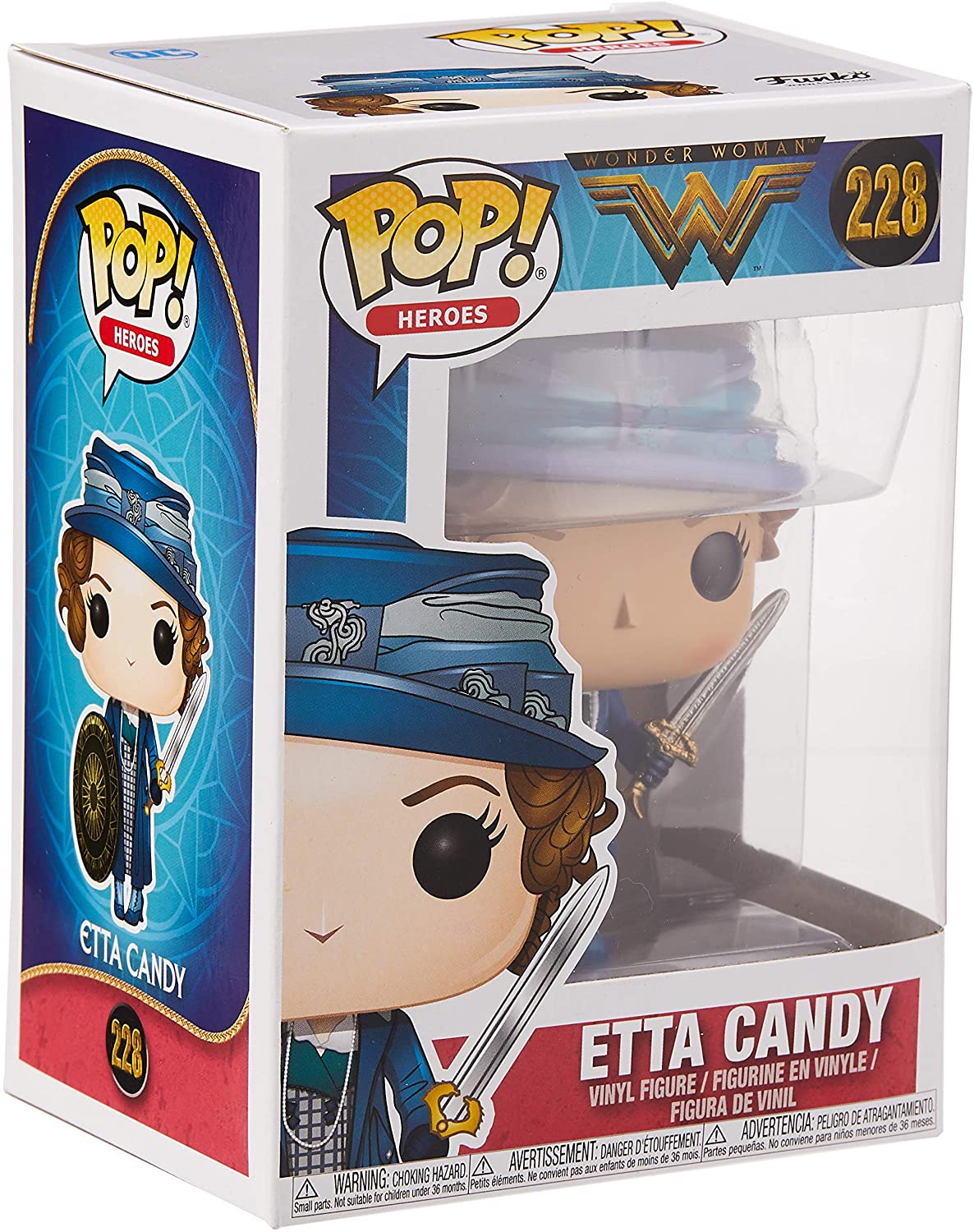 Pop! Heroes: DC Wonder Woman Etta Candy with Sword & Shield Vinyl Figure