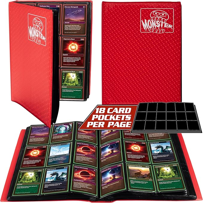 Mega Monster 9 Pocket Binders