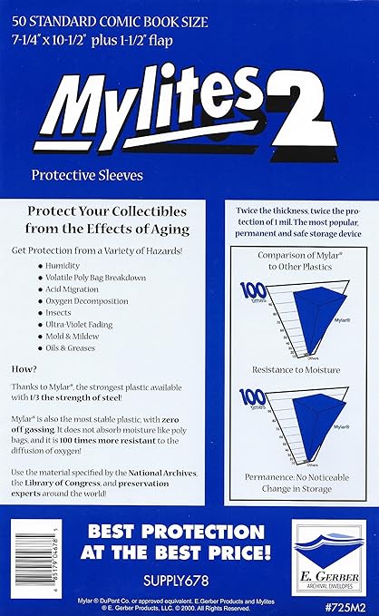 Mylites2 50 standard comic book size