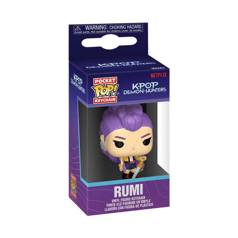 KPop Demon Hunters Pop! Keychain Rumi