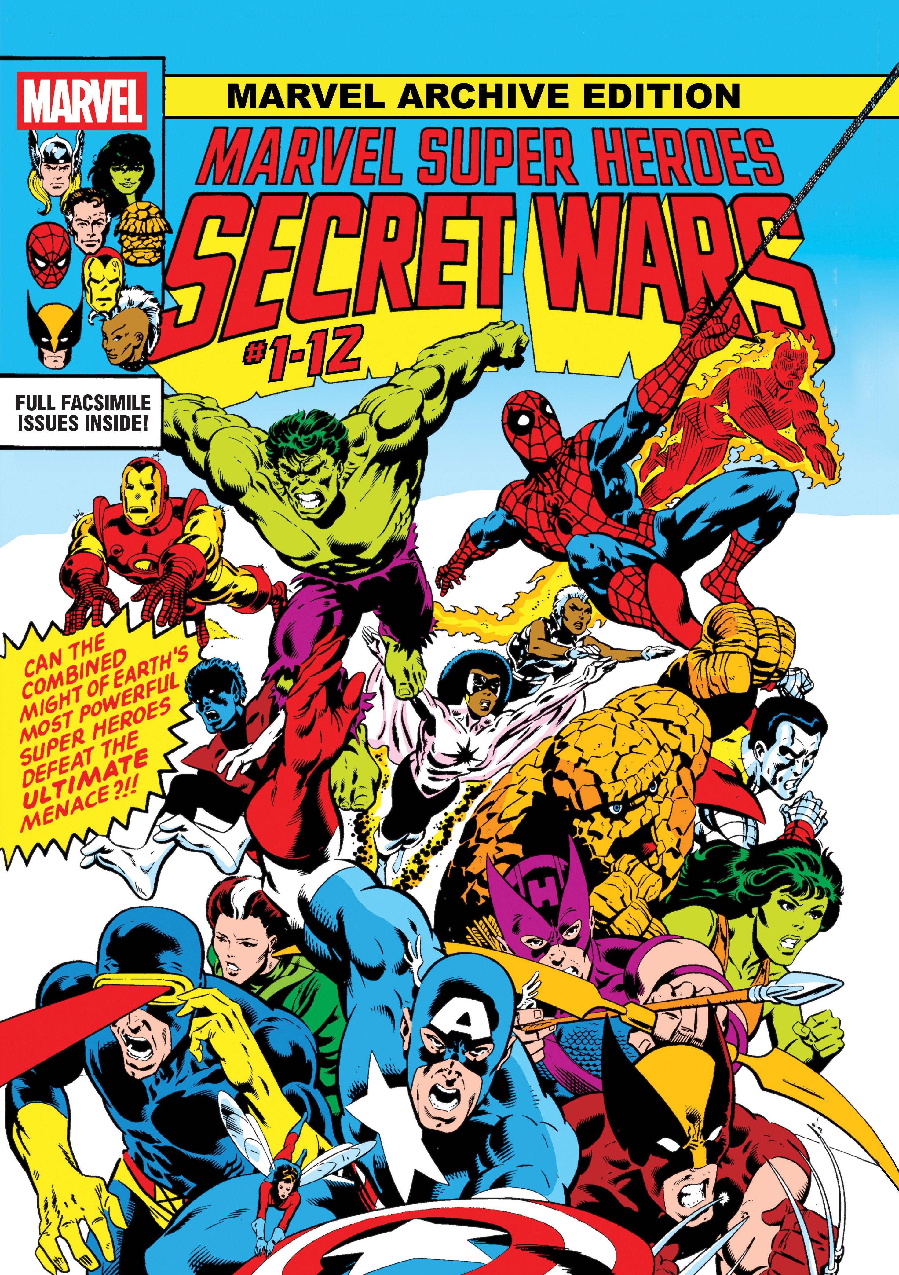 Marvel Archive Edition: Marvel Super Heroes Secret Wars Gallery Edition Mike Zeck Original First Issue Cover