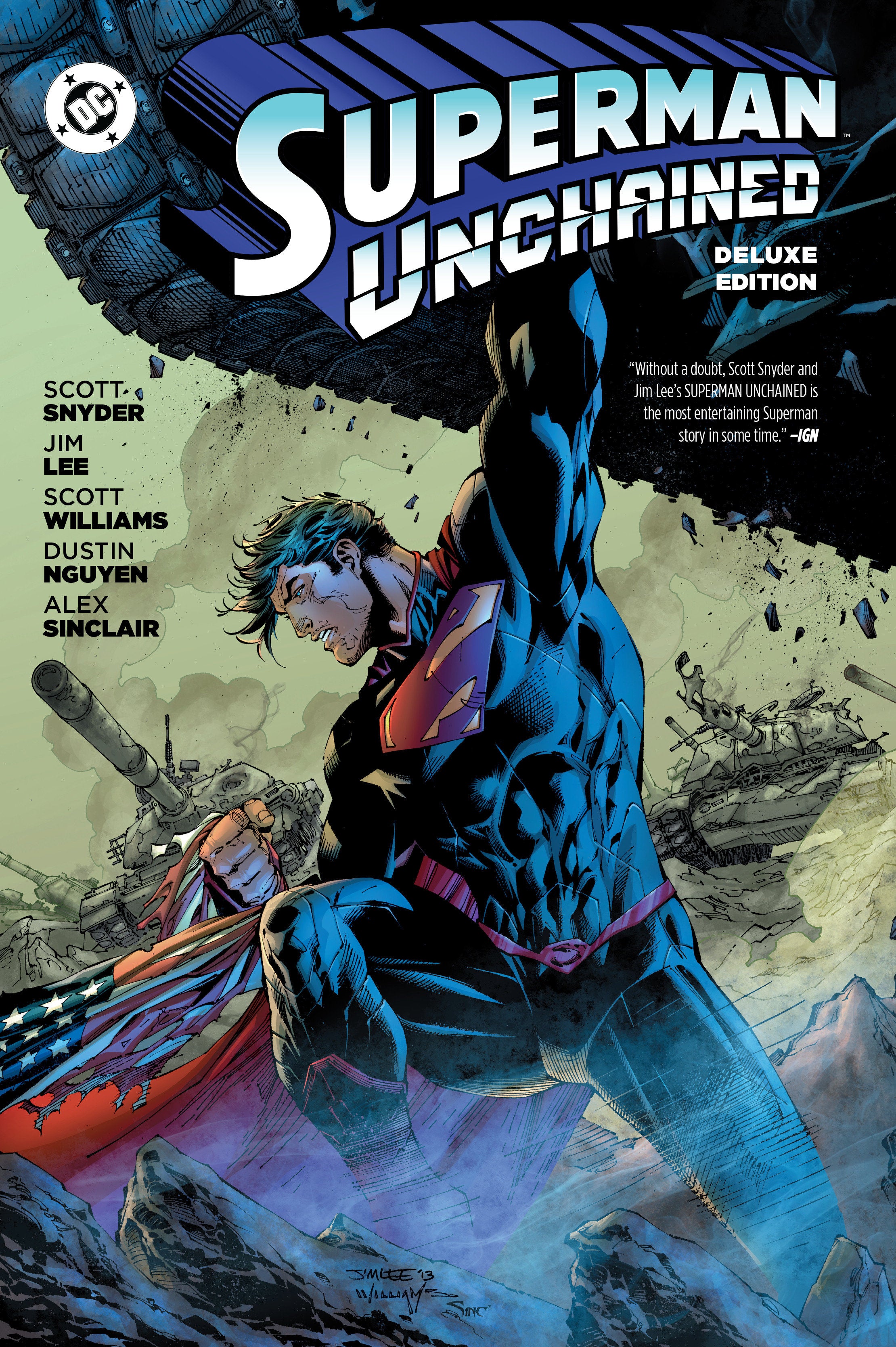 Superman Unchained: The Deluxe Edition Hardcover (New Edition) (Direct Market Exclusive)