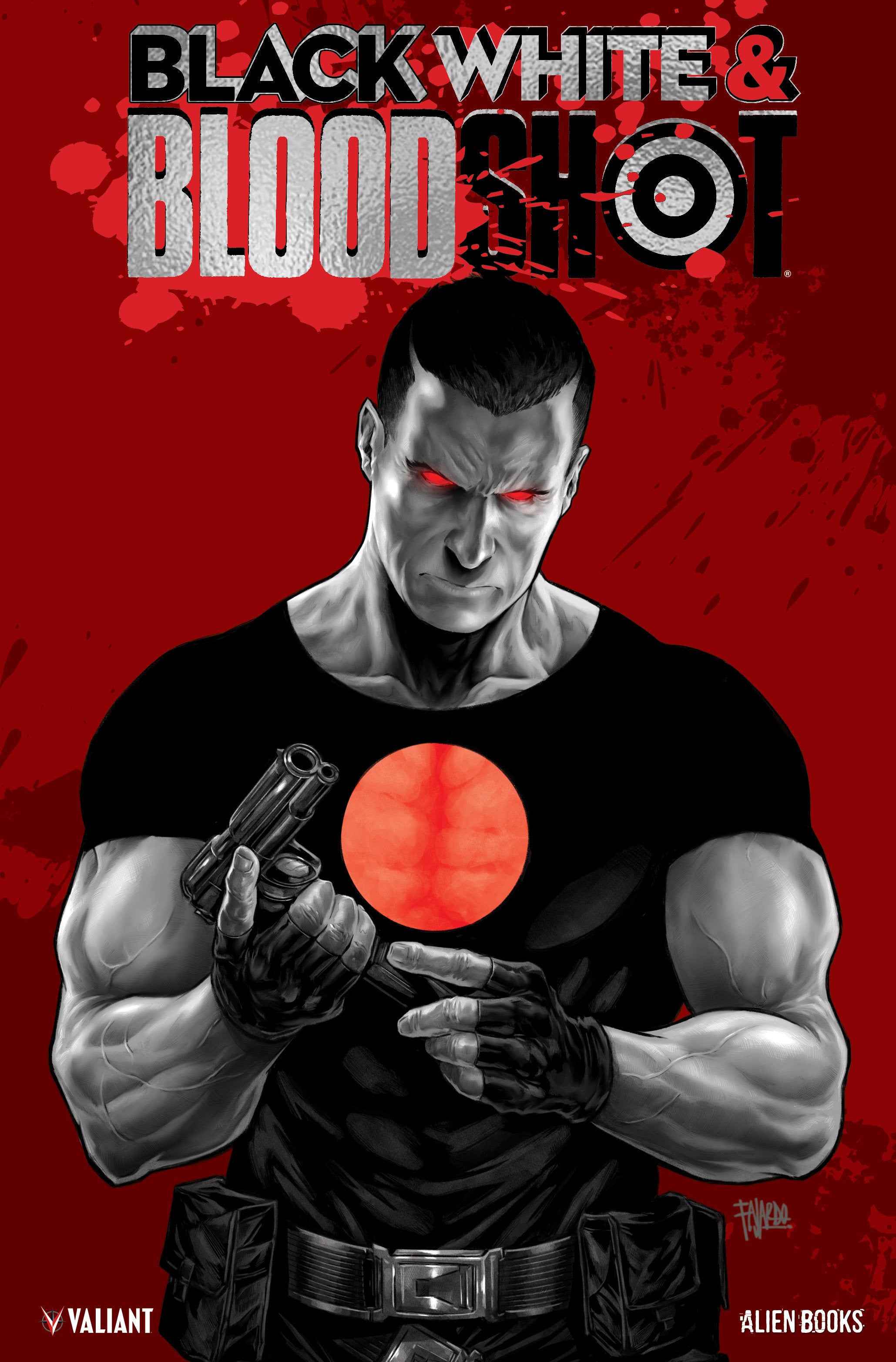 Black, White & Bloodshot Hardcover