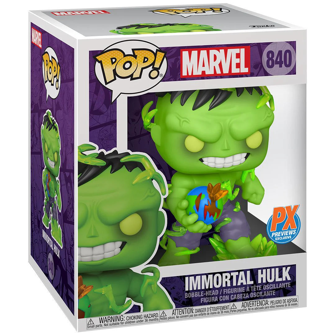 Pop! Marvel Immortal Hulk (Previews Exclusive) 6"in Vinyl Figure