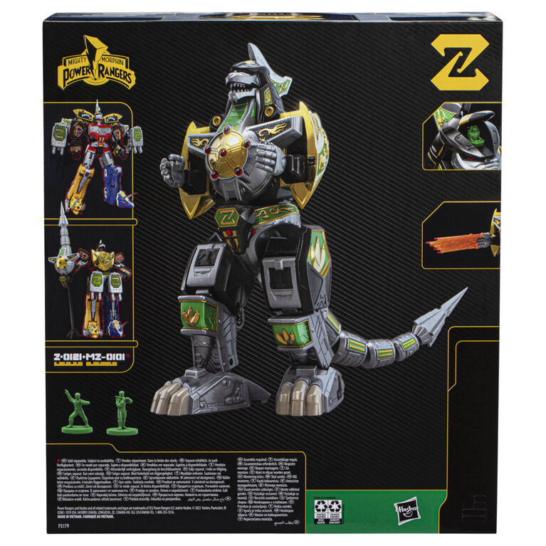 Power Rangers Lighting MMPR Dragonzord Case