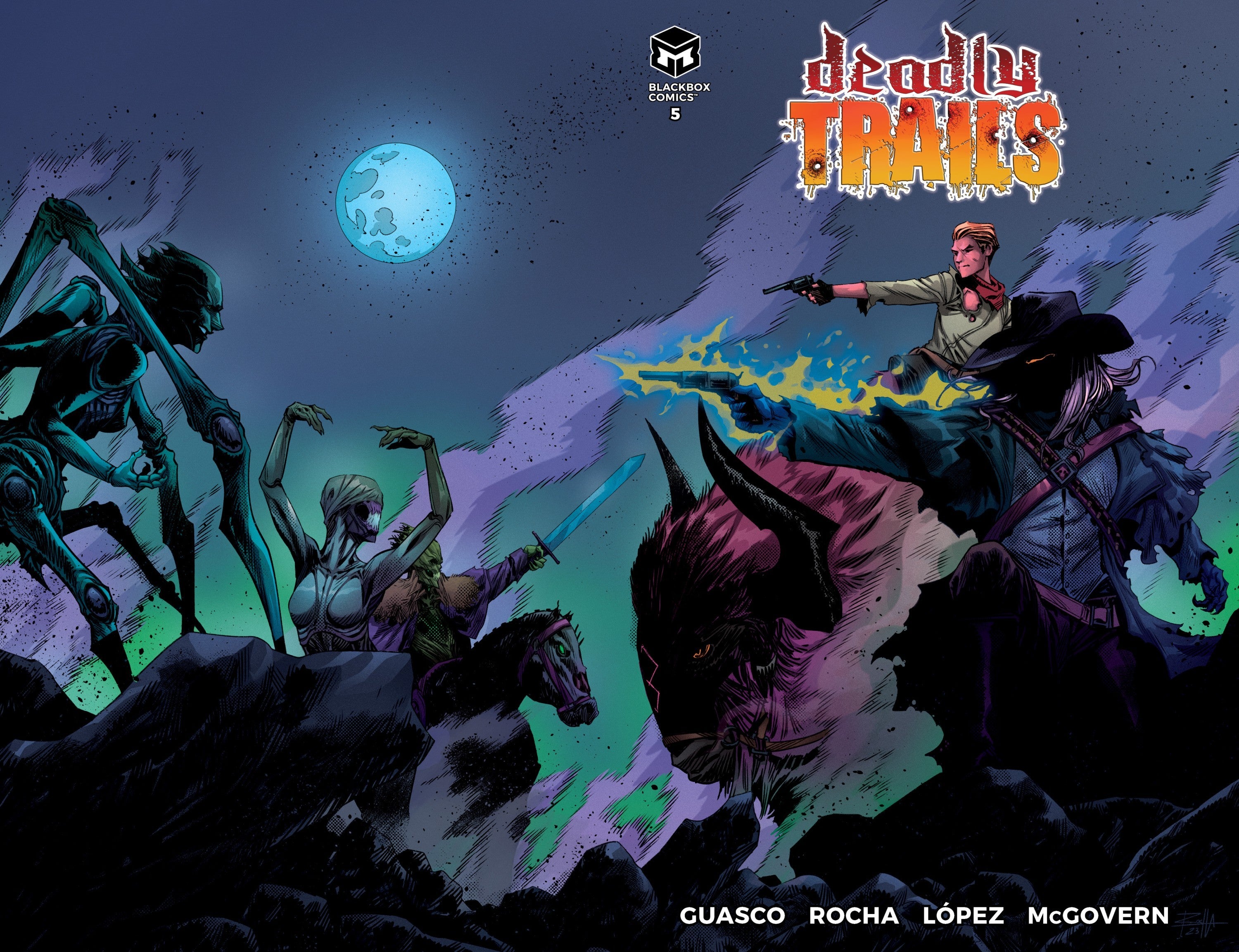 Deadly Trails #5 (Of 5) Cover A Rocha