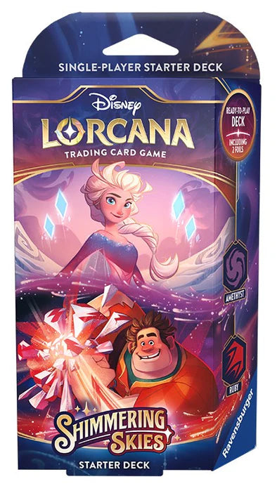 DISNEY LORCANA SHIMMERING SKIES STARTER DECKS