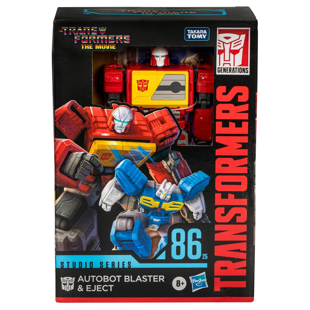 Transformers the Movie: Studio Series 86 - Autobot Blaster & Eject Action Figures