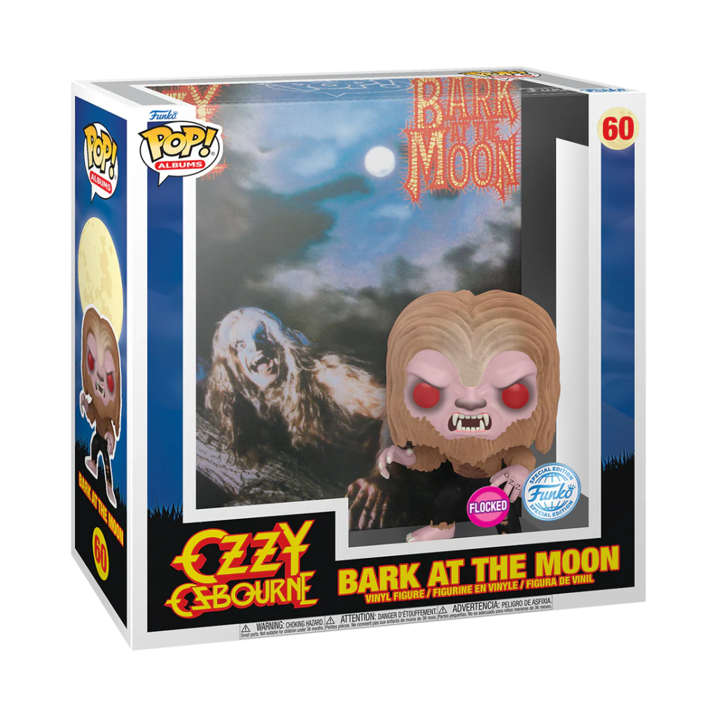 Pop Albums Ozzy Ozbourne Bark At The Moon Flock Figure