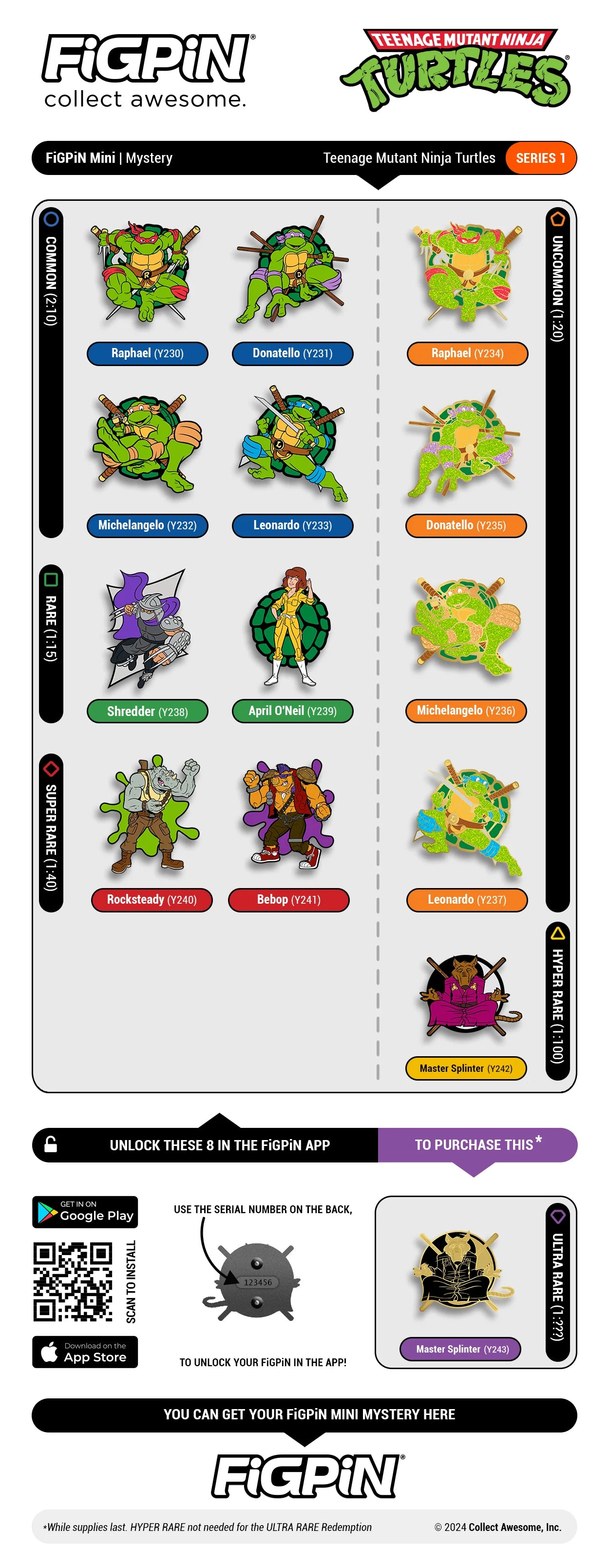 Figpin Teenage Mutant Ninja Turtles Series 1