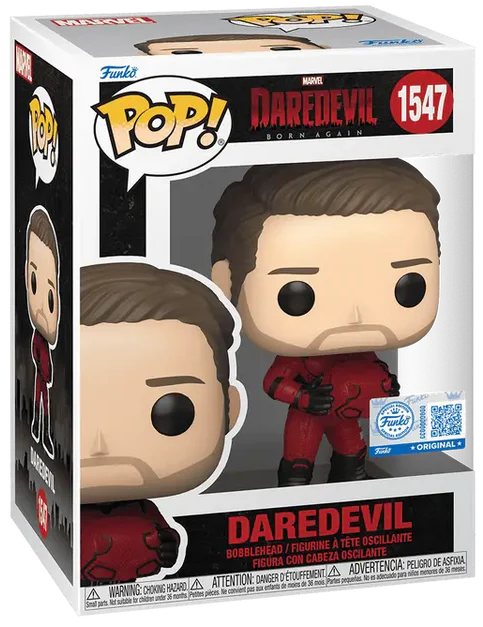 Pop! Marvel Daredevil Born Again Unmasked Vinyl Figure