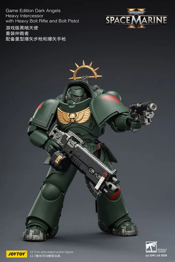 Game Edition Dark Angels Heavy Intercessor with Heavy Bolt Rifle and Bolt Pistol