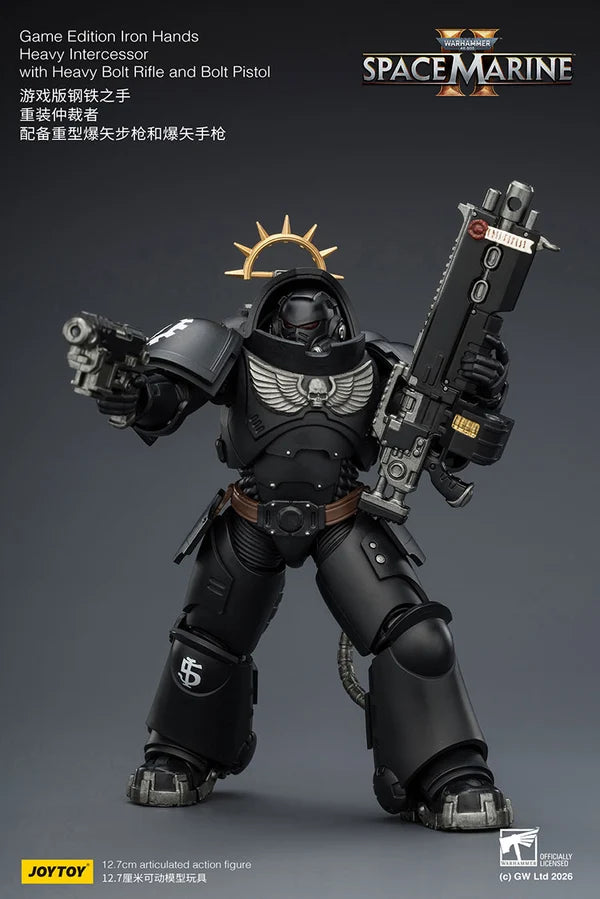 Game Edition Iron Hands Heavy Intercessor with Heavy Bolt Rifle and Bolt Pistol
