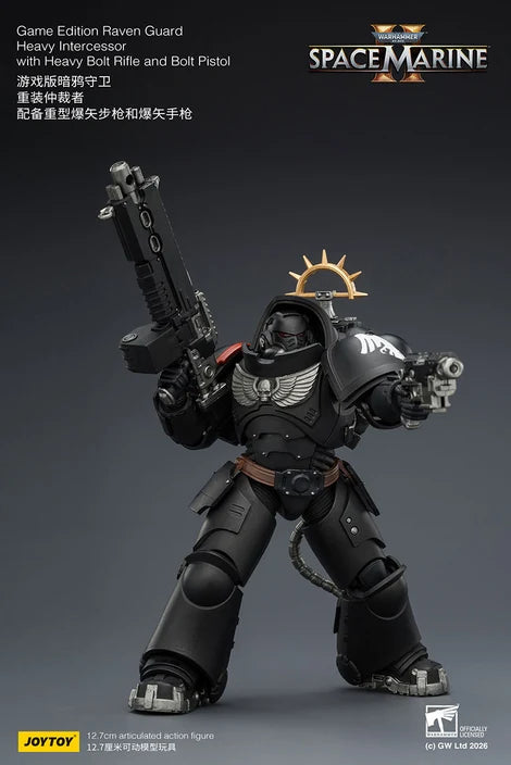 Game Edition Raven Guard Heavy Intercessor with Heavy Bolt Rifle and Bolt Pistol