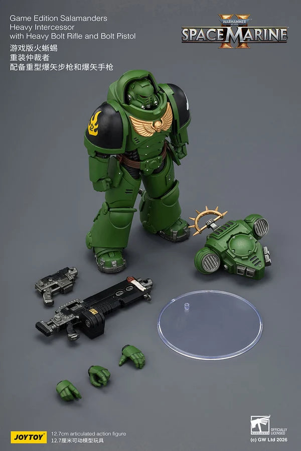 Game Edition Salamanders Heavy Intercessor with Heavy Bolt Rifle and Bolt Pistol