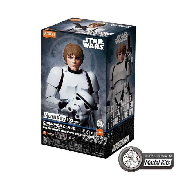 BLOKEES | CHAMPION CLASS 04 LUKE SKYWALKER STORMTROOPER DISGUISE VERSION | STAR WARS: A NEW HOPE