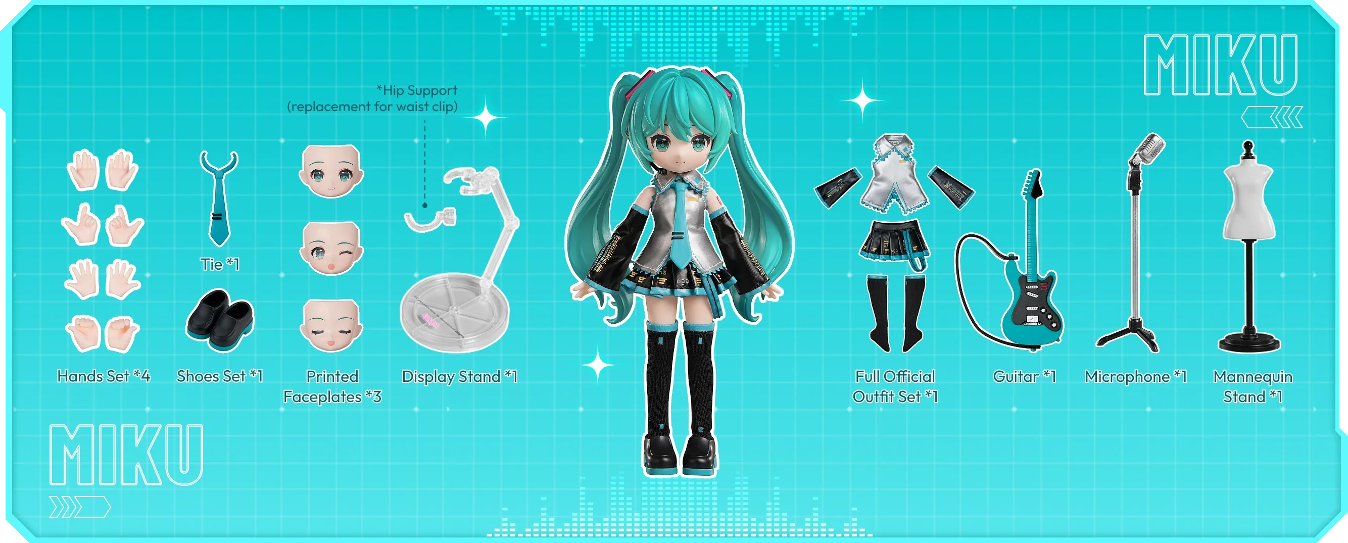 Blokees Daa La Mode Series: Hatsune Miku Official Outfit