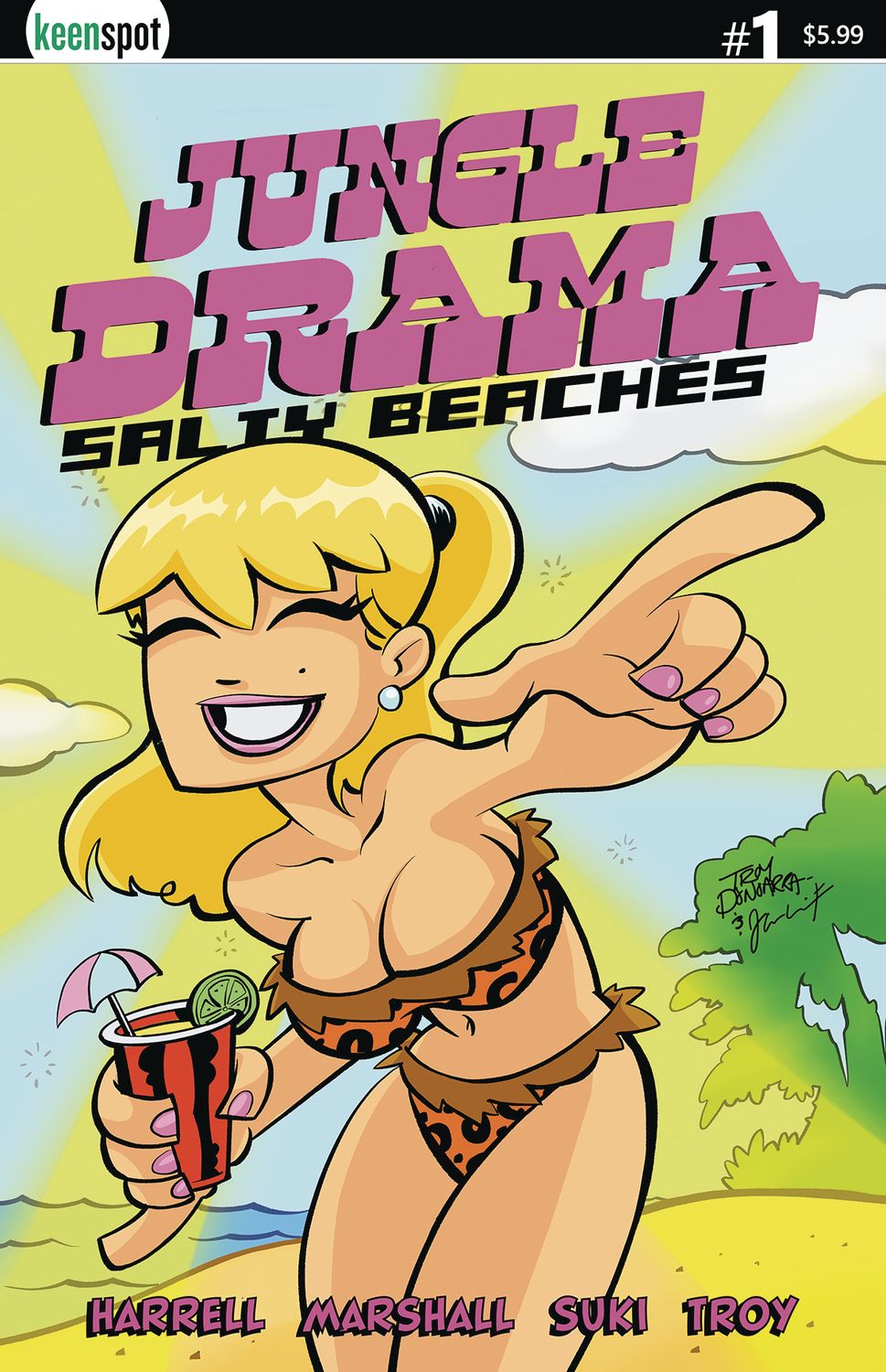 Jungle Drama Salty Beaches #1 Cover D Troy Dongarra