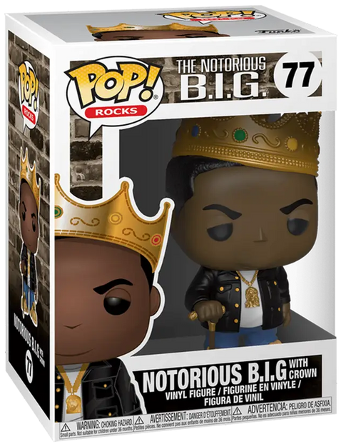 Pop! Rocks: Notorious B.I.G with Crown Vinyl Figure