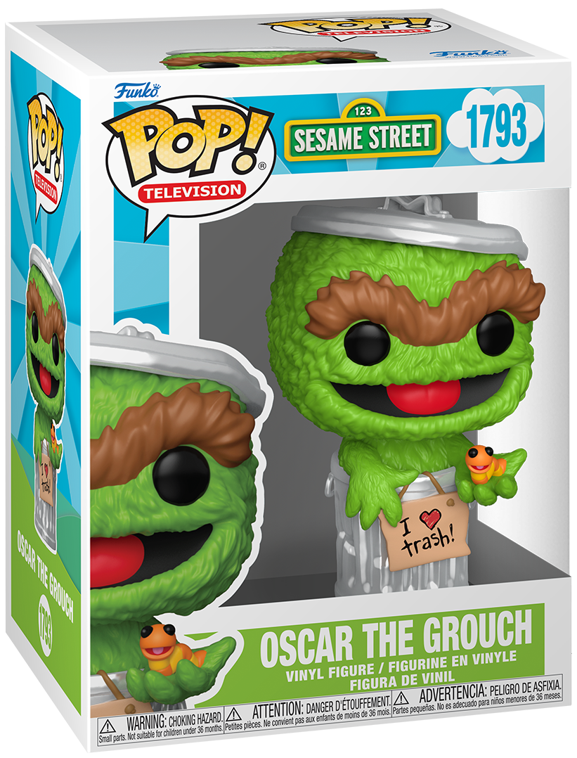 Pop! TV: Sesame Street Oscar The Grouch Vinyl Figure