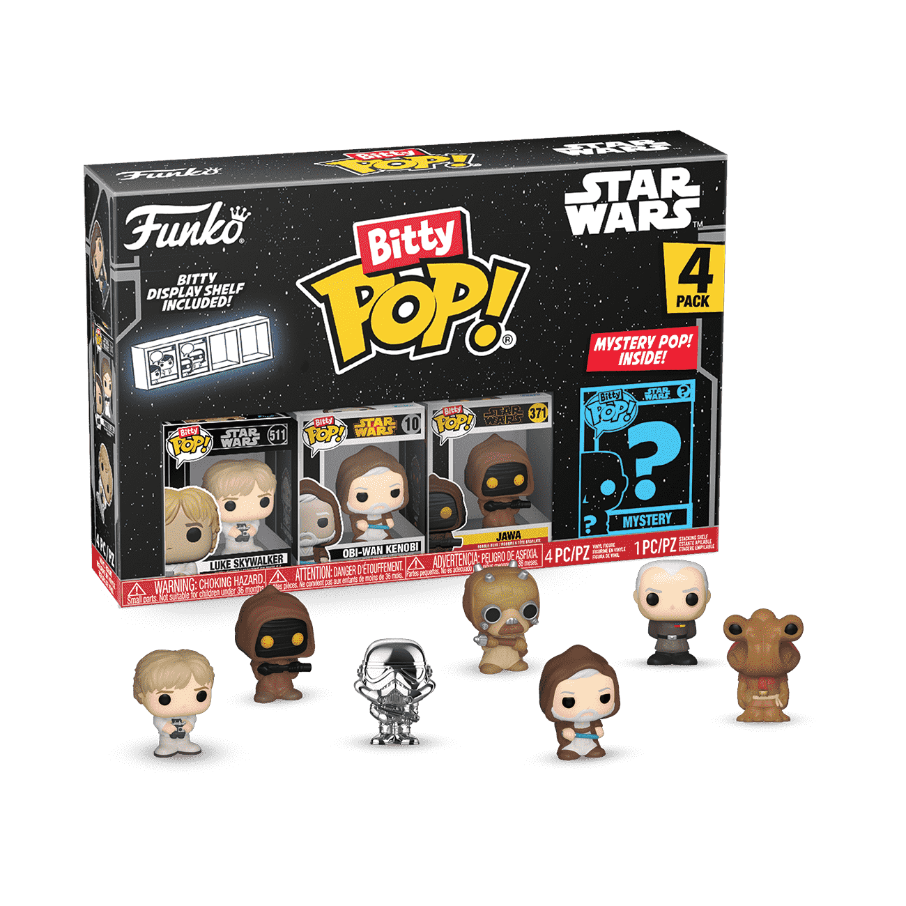 Bitty Pop! Star Wars (Series 1) 4-Pack Vinyl Figure