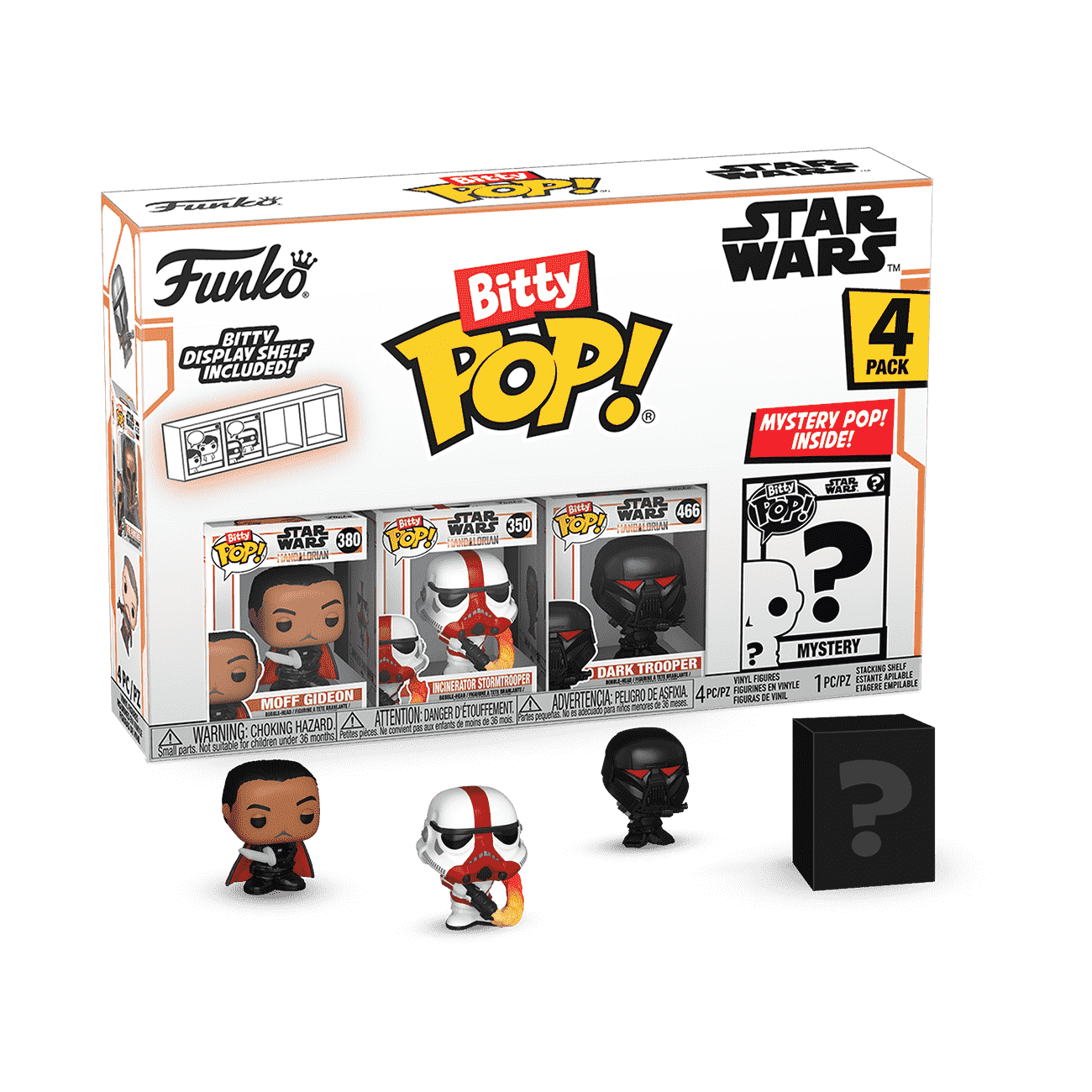 Bitty Pop! Star Wars: The Mandalorian (Series 4) 4-Pack Vinyl Figure