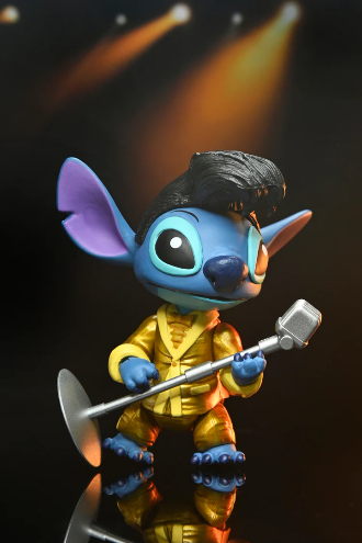 NECA: Disney Stitch Ultimate Gold Suit Elvis Stitch 7”in Action Figure