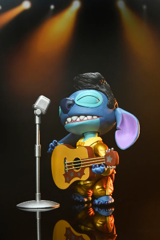 NECA: Disney Stitch Ultimate Gold Suit Elvis Stitch 7”in Action Figure