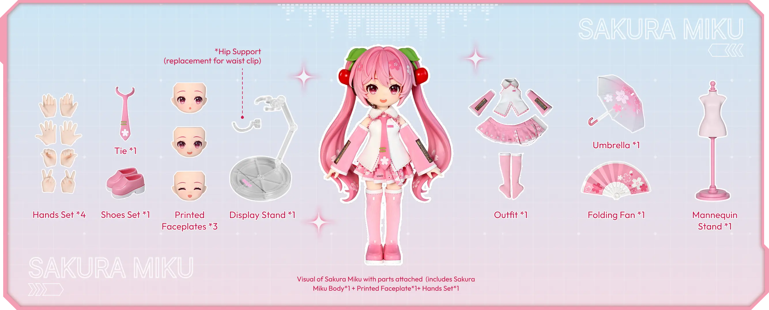 Blokees Daa La Mode Series: Sakura Miku