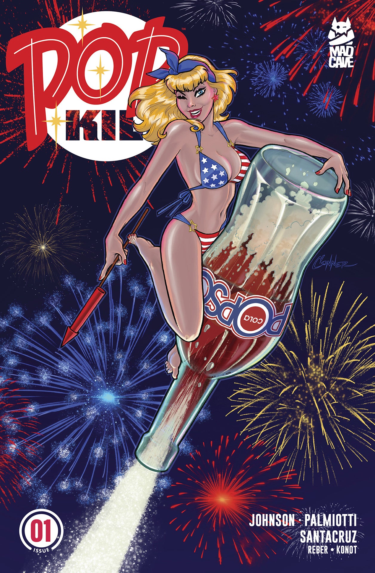 Pop Kill #1 Seasonal Flavors Amanda Conner Fourth of July Themed Variant (Mature)