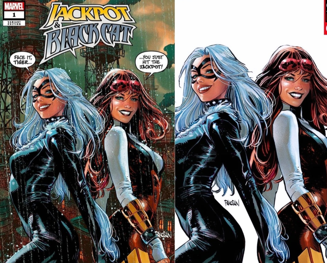 JACKPOT AND BLACK CAT #1 Limited Exclusive Dan Panosian - C2E2