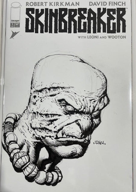 Skinbreaker #1 Cover H Inc 1:2500 David Finch Original Art Sketch Variant