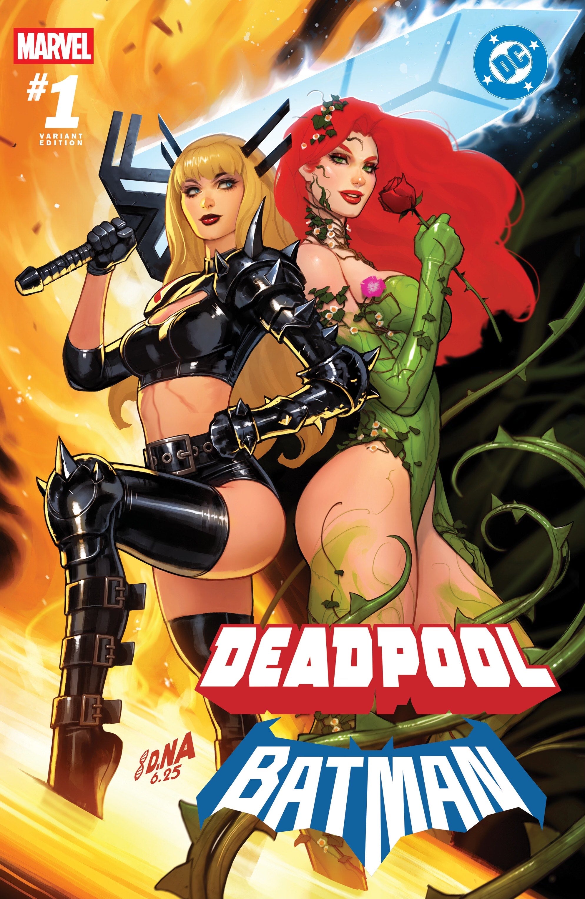 MARVEL/DC: DEADPOOL/BATMAN #1 DAVID NAKAYAMA EXCLUSIVE VARIANT