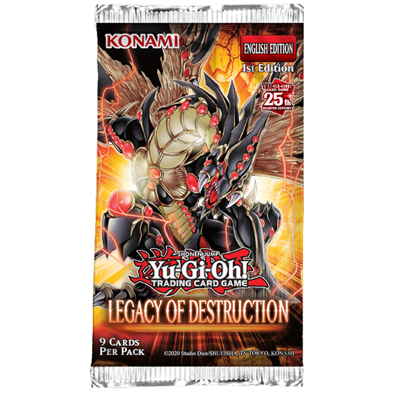 YUGIOH LEGACY OF DESTRUCTION BOOSTER PACK