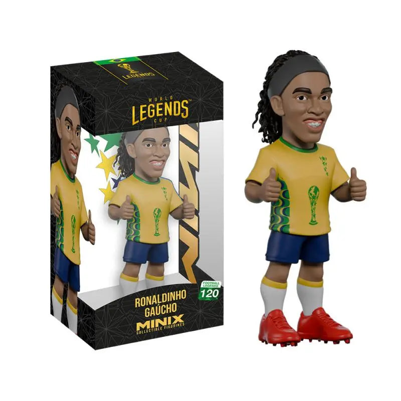 MINIX 12CM WORLD CUP LEGENDS BRAZIL RONALDINHO GAUCHO