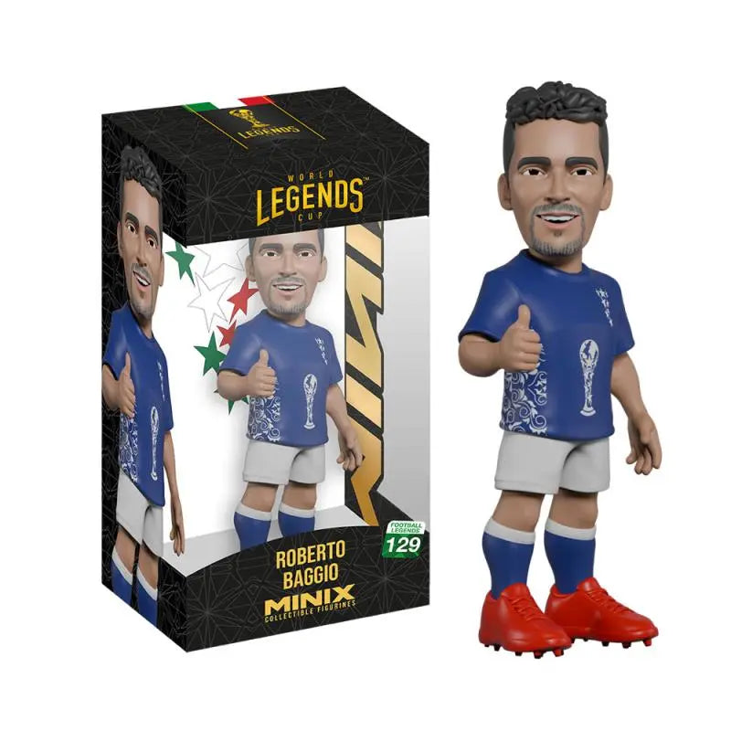 MINIX 12CM WORLD CUP LEGENDS ITALY ROBERT BAGGIO