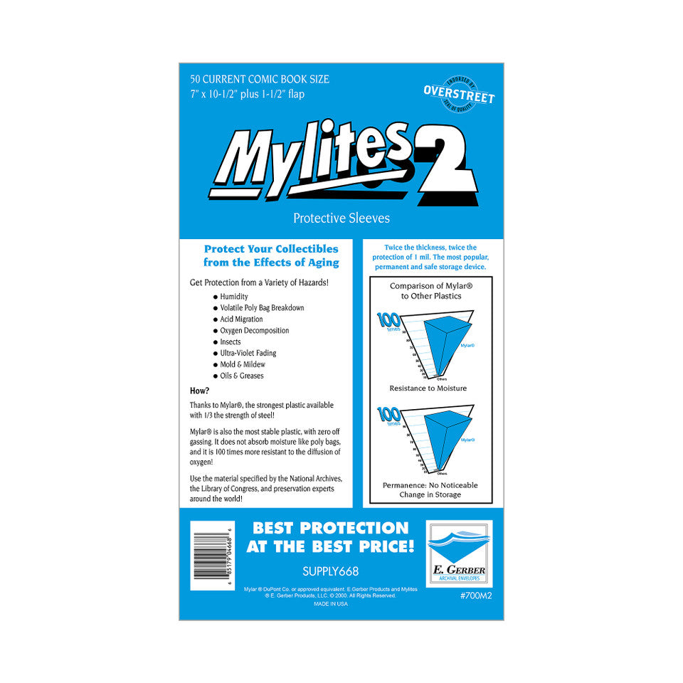 Mylites2 50 Current Comic Book Size