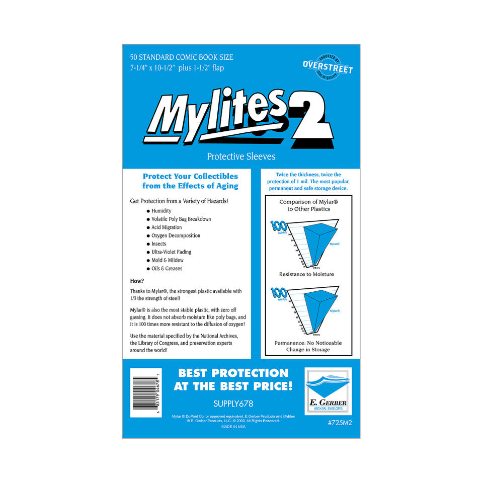 Mylites2 50 Standard Comic Book Size