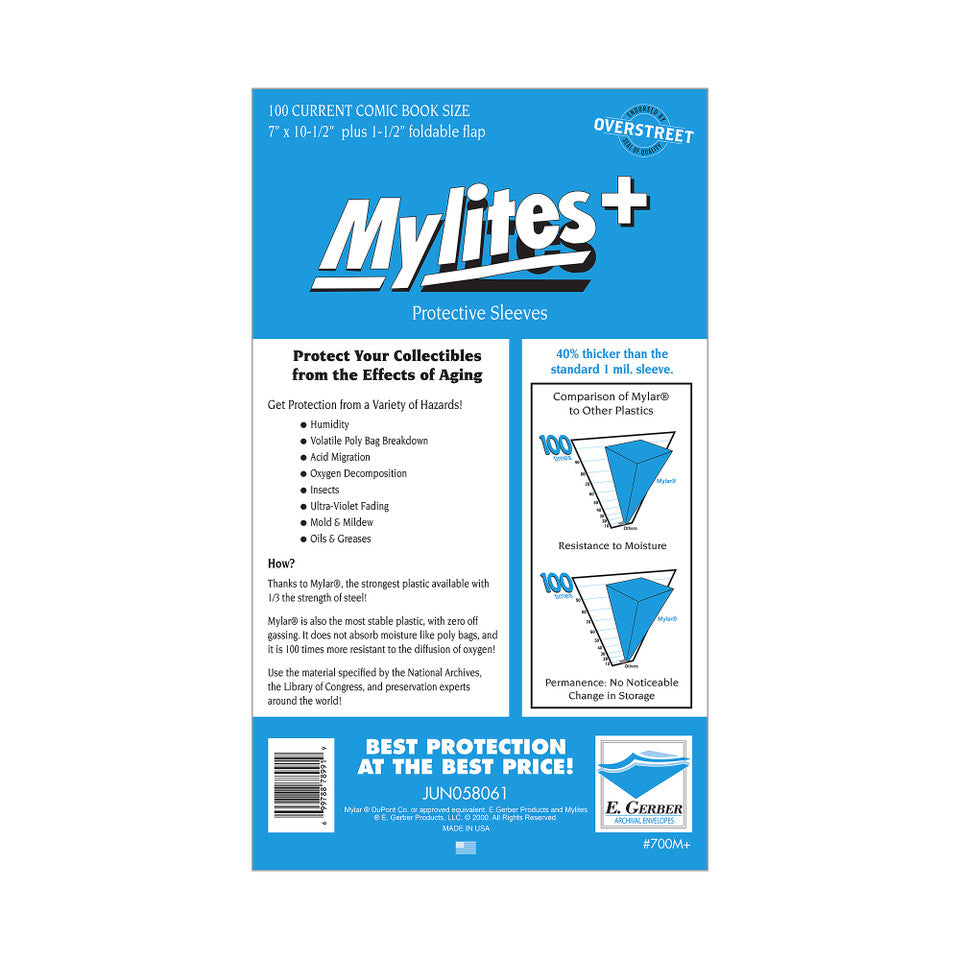 Mylites+ 100 Current Comic Book Size
