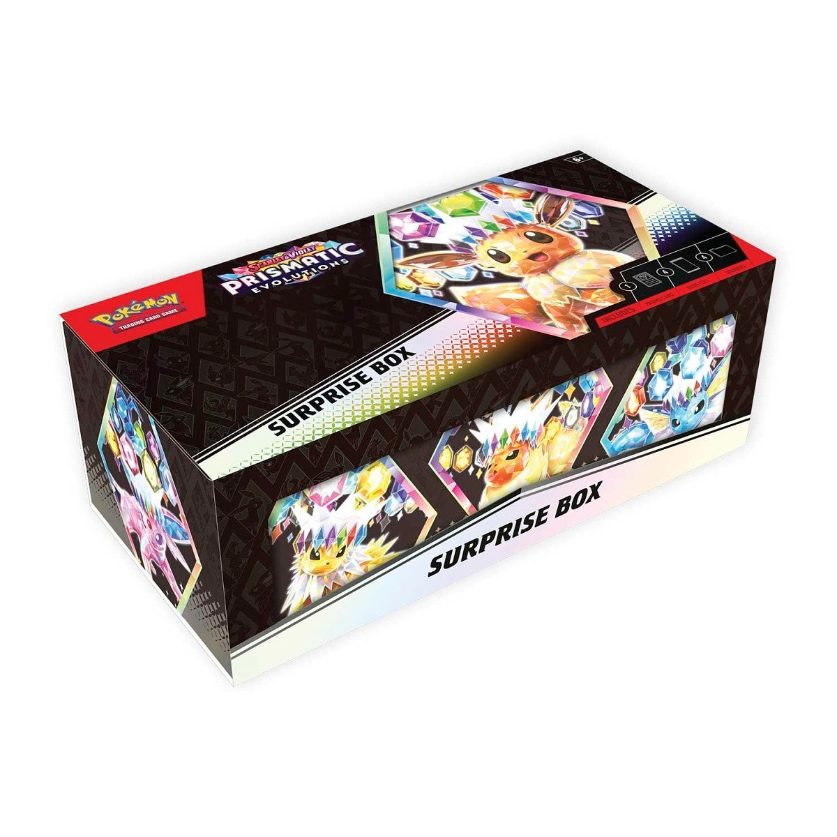 POKEMON SV08.5 PRISMATIC EVOLUTIONS STORAGE SURPRISE BOX POKEMON SV08.5 PRISMATIC EVOLUTIONS STORAGE SURPRISE BOX