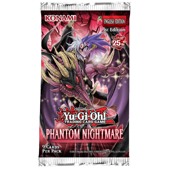 YUGIOH - PHANTOM NIGHTMARE BOOSTER PACK - 1ST EDITION YUGIOH - PHANTOM NIGHTMARE BOOSTER PACK - 1ST EDITION