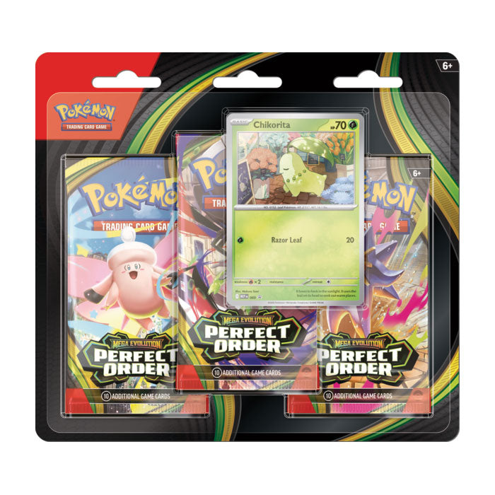 POKEMON ME03 PERFECT ORDER 3 PACK BLISTER (PRE-ORDER)