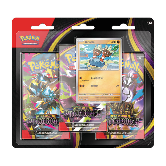 POKEMON ME05 PITCH BLACK 3 PACK BLISTER (PRE-ORDER) (ORDER LIMIT 2 PER ADDRESS)