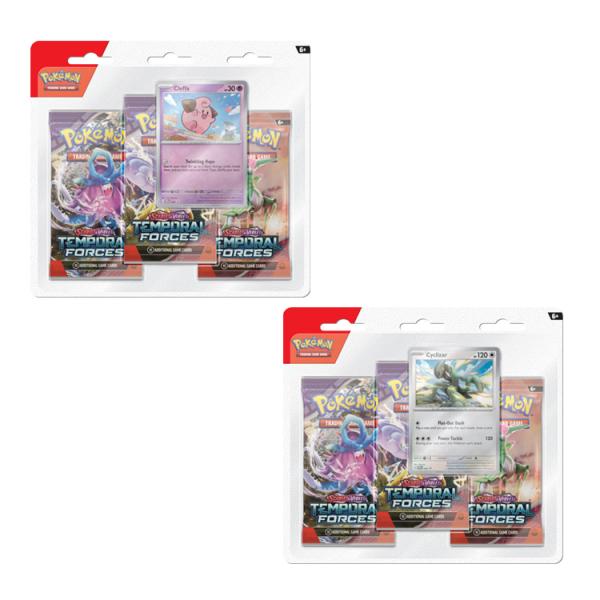 POKEMON SV05 TEMPORAL FORCES 3-PACK BLISTER