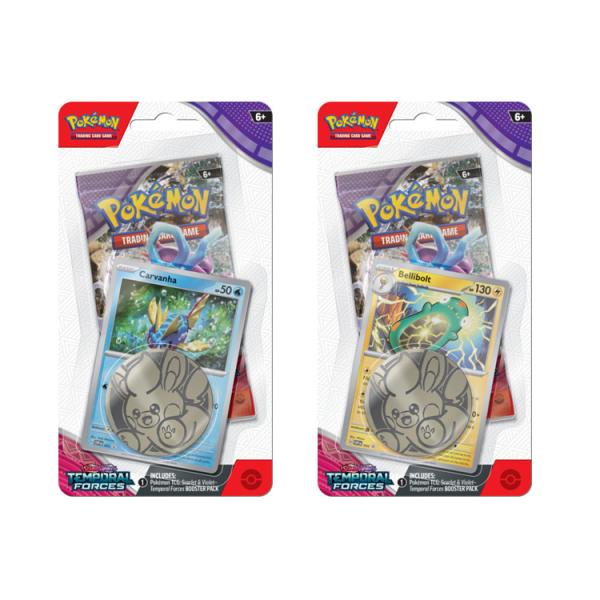 POKEMON SV05 TEMPORAL FORCES CHECKLANE BLISTERS POKEMON SV05 TEMPORAL FORCES CHECKLANE BLISTERS