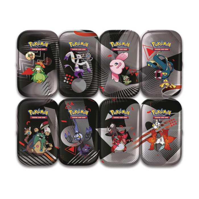 POKEMON SV10.5 BLACK BOLT/WHITE FLARE MINI TINS