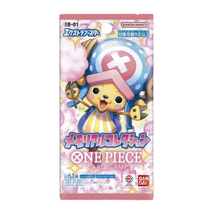 One Piece Card Game - EB01 - Memorial Collection Japanese Booster Pack