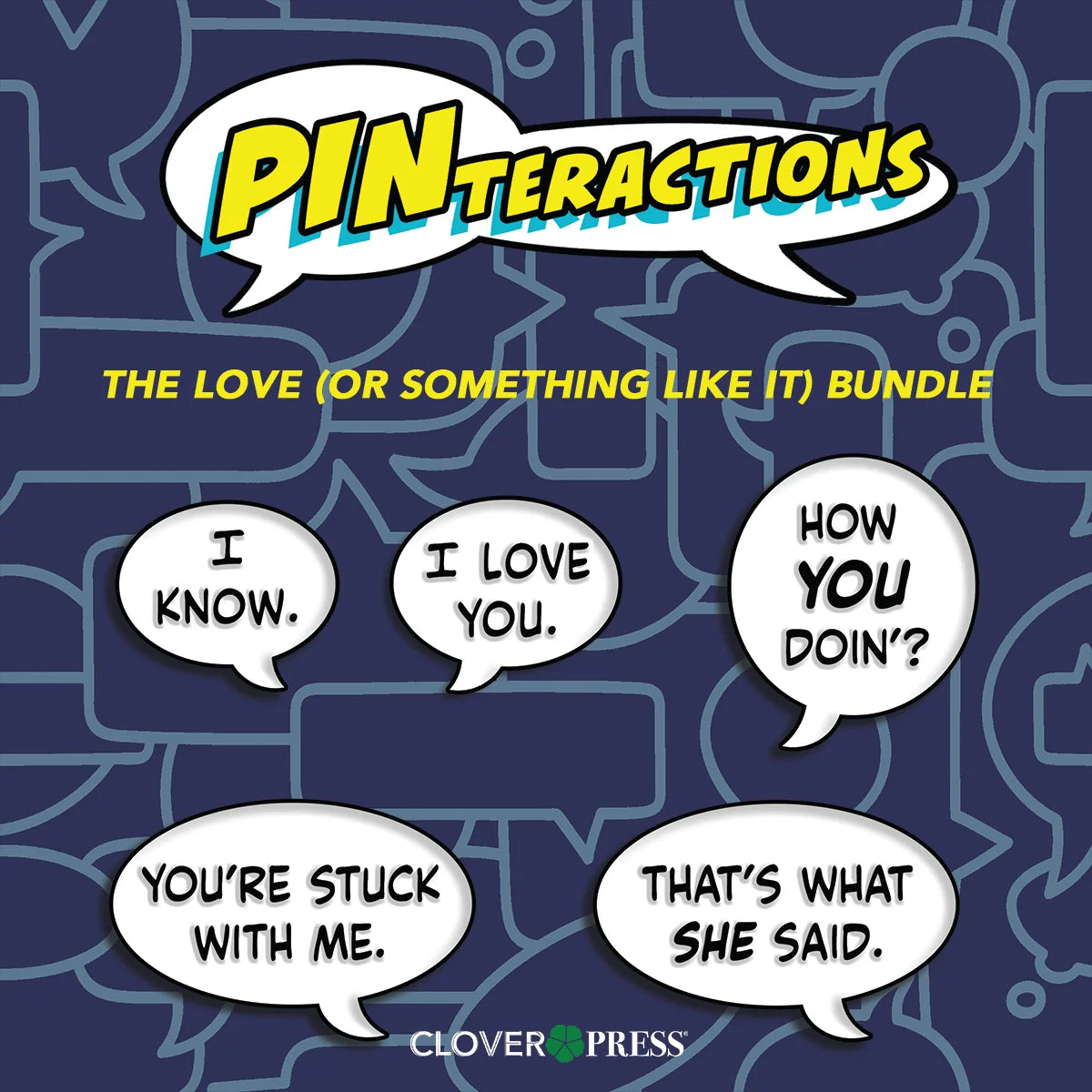 PINteractions: the Love (Or Something Like it) Enamel Pin Bundle Set