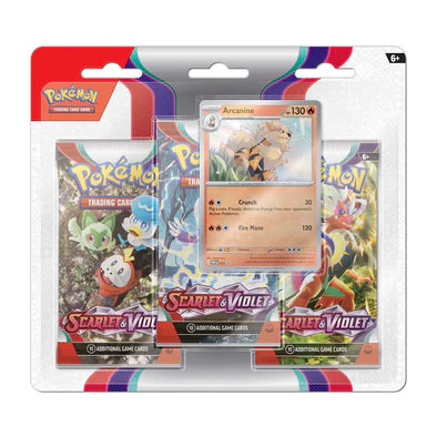 Pokemon - Scarlet and Violet - Base Set - 3 Pack Blisters