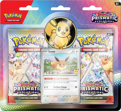 Pokemon - Scarlet & Violet - Prismatic Evolutions - 2 Pack Blister - Eevee